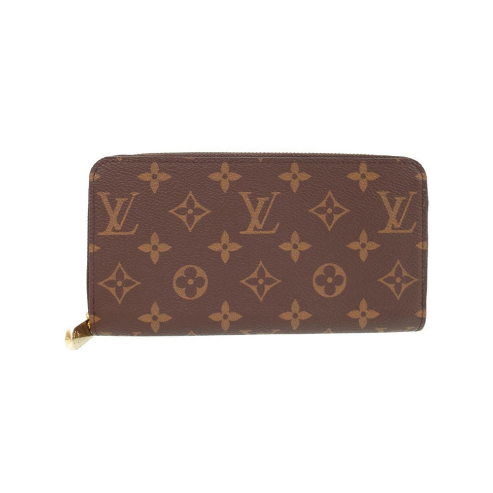 Louis Vuitton Monogram Zippy Wallet Round Zipper Long